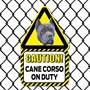Picture of Blue Cane Corso On Duty Dog Sign