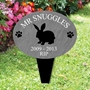 Picture of Personalised Rabbit garden memorial plaque