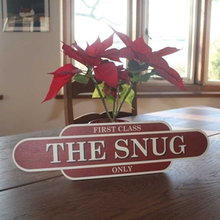 Picture of Wooden Vintage Style THE SNUG Sign