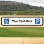 Picture of Disabled Parking Only Kerb Sign