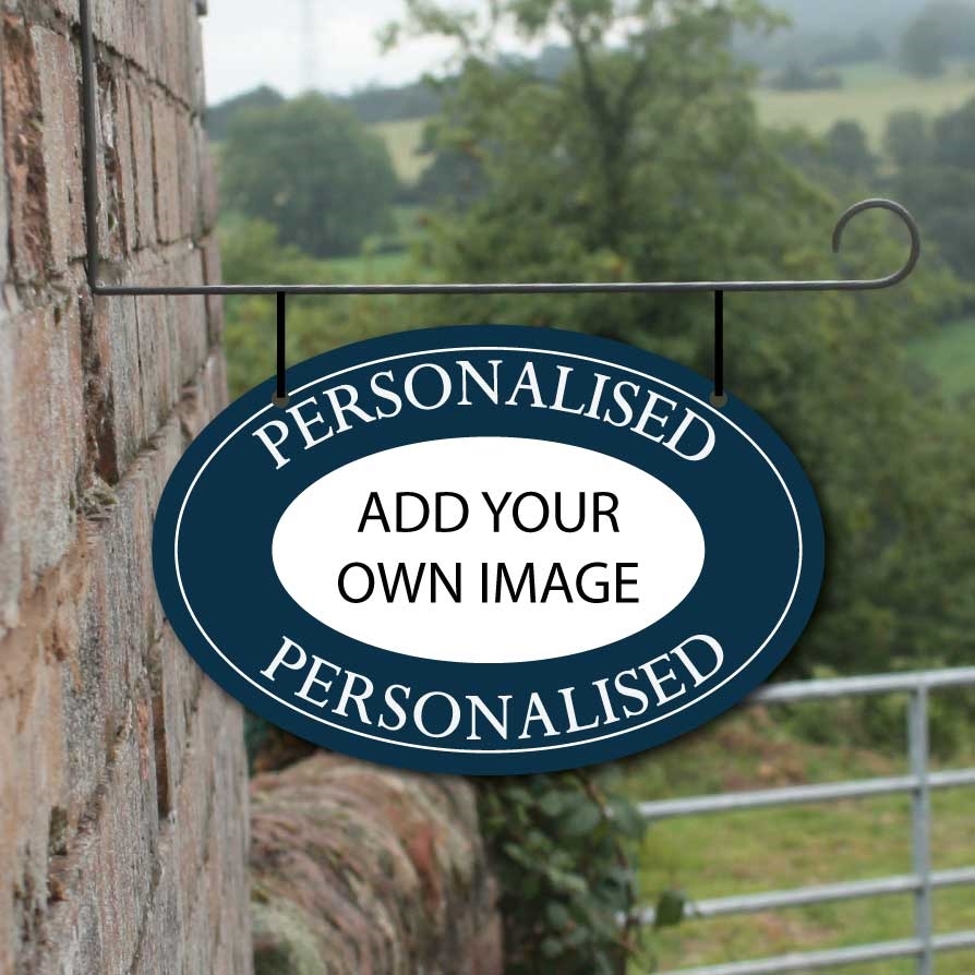 JAF Graphics. Oval Hanging House Sign