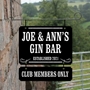 Picture of Personalised The Garrison, Peaky Blinder Hanging Bar Sign