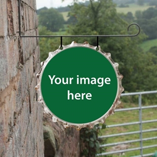 Picture of Bottle top shaped sign - Add Your Own Image.