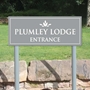 Picture of Entrance Sign on Posts