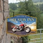 Picture of Motorbike Garage  Personalised Home Bar Hanging  Sign