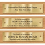Picture of Solid Brass Engraved Bench Plaque