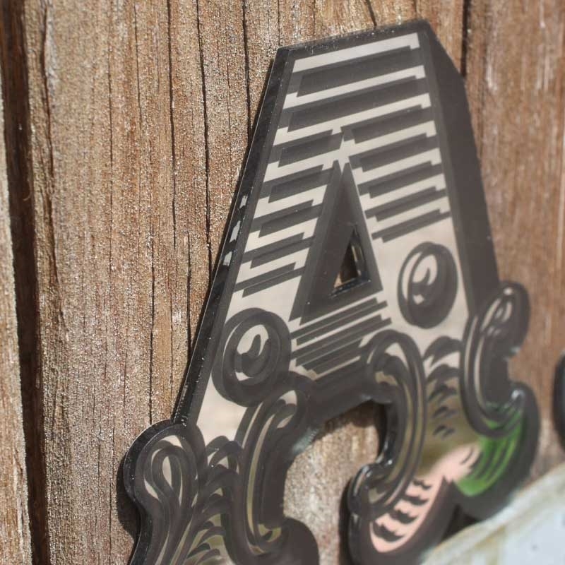 JAF Graphics. Mirror BAR Letters