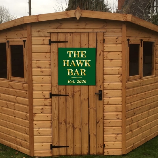 Picture of Large Home Bar Outdoor Square Sign