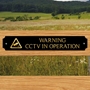 Picture of Personalised Robust  CCTV Gate Sign, Classic Design
