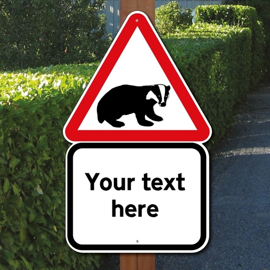 JAF Graphics. Badger Road Safety Sign