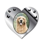 Picture of Mirrored Heart Grave Photo Plaque