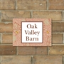 Picture of William Morris Modern House Sign - Apple Bay Leaf