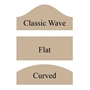 Picture of Classic Wave Top Cottage Style Folding screen
