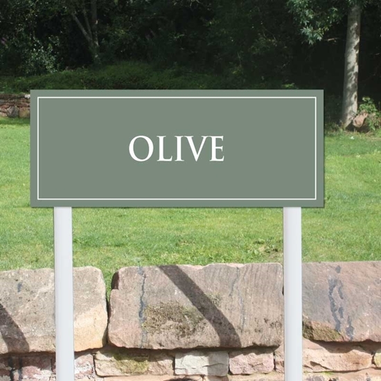 JAF Graphics. Entrance Sign on Posts