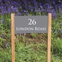 Picture of Driveway Entrance Sign on Oak Posts