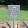 Picture of Estate Private Road Sign on Post