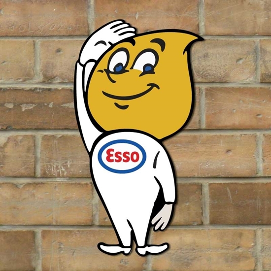 Picture of Esso Garage Retro oil drop man sign