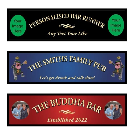 Picture of Personalised Photo Bar Runner add any photo or image
