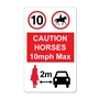 Picture of Horse Safety Passing Sign