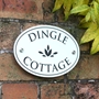 Picture of Oval French Cottage House Sign