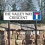 Picture of Standard Size UK Street Sign on Posts - Deep Size