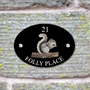 Picture of Personalised Grey Squirrel House Sign