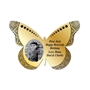 Picture of Butterfly Outdoor Photo Grave Marker Plaque with text