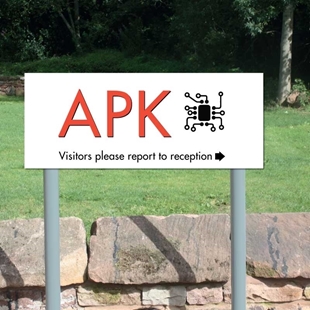 JAF Graphics. Signs on Posts
