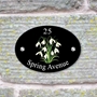Picture of Snowdrop Flower House Sign Plaque