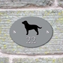 Picture of Labrador Dog House Sign Plaque