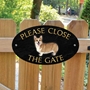 Picture of Please Close The Gate Corgi Sign