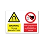 Picture of Warning Strong Magnetic Fields safety sign