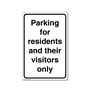 Picture of Residents Private Parking Sign