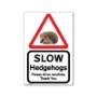 Picture of Hedgehog Road Safety Sign