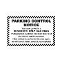 Picture of Window Screen Residents Parking Only Stickers 50 pack - copy