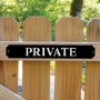 Picture of Private Gate Sign,   No Entry Sign 