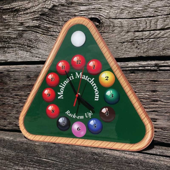 Picture of Personalised Snooker Room Wall Clock