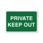 Picture of Private Keep Out Sign