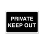Picture of Private Keep Out Sign