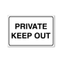 Picture of Private Keep Out Sign