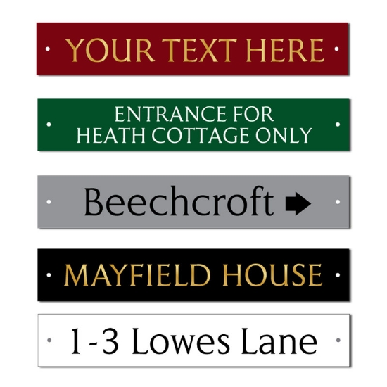 Picture of Personalised Rectangular Gate Sign