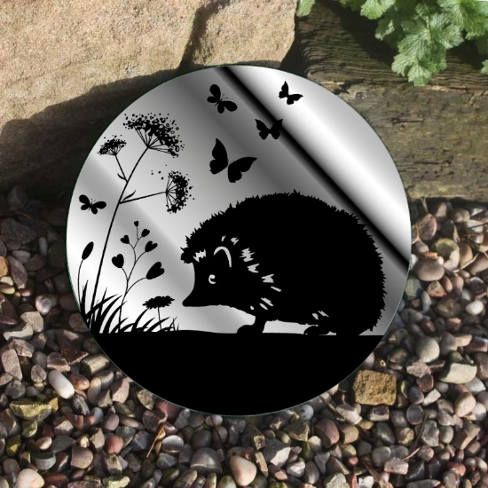 Picture of Hedgehog Garden Mirror Ornament