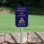 Picture of CCTV Sign on Post