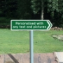 Picture of Personalised Road Direction Sign on Post