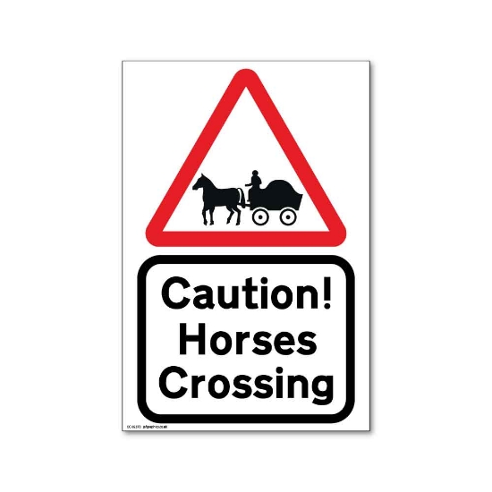 Picture of ECO Horse Drawn Vehicle Sign