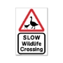 Picture of ECO SLOW WILDLIFE CROSSING SIGN
