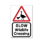 Picture of SLOW WILDLIFE CROSSING SIGN