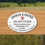 Picture of DOGS LOOSE Sign, NO ENTRY Deliveries Sign