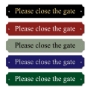 Picture of Please Close the Gate Plaque Sign