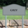 Picture of Curved Classic Top Entrance Sign on Posts 